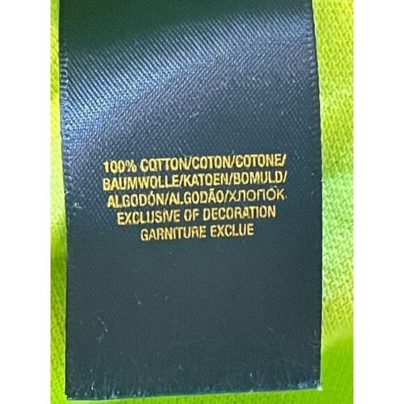 Polo by Ralph Lauren Lime Green Long Sleeve Polo - Picture 5 of 7